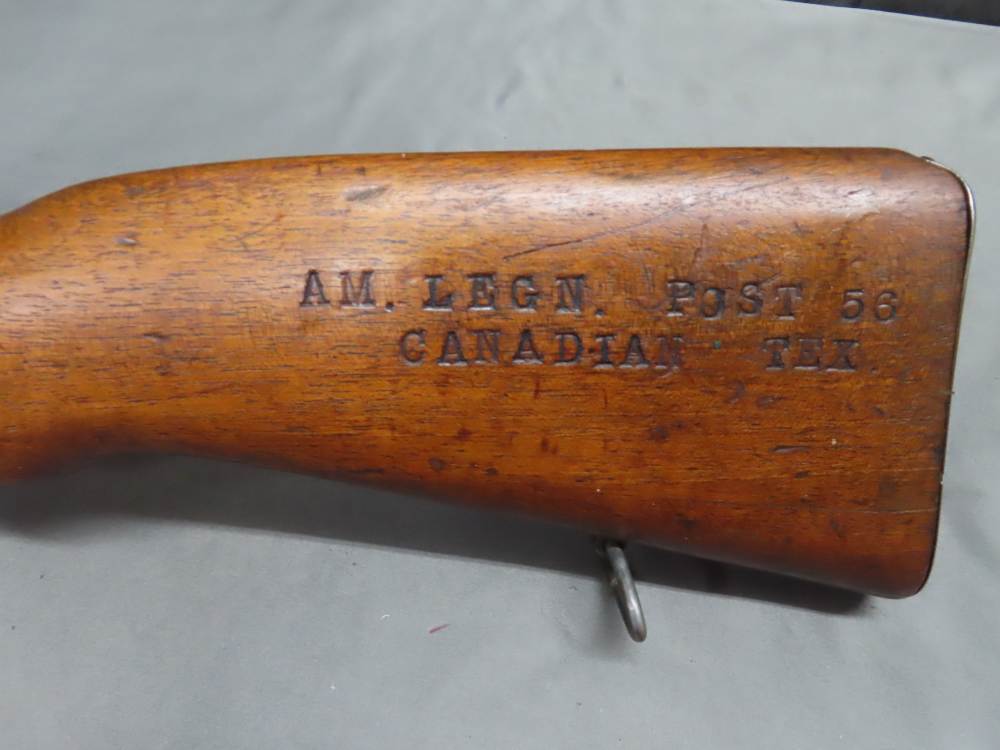 WWI GERMAN GEW 98 MAUSER RIFLE MARKED TO CANADIAN, Tx AMERICAN LEGION POST-img-17