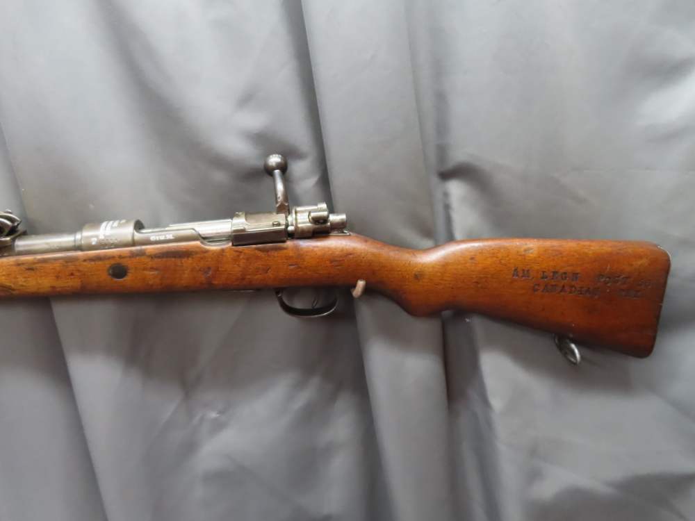 WWI GERMAN GEW 98 MAUSER RIFLE MARKED TO CANADIAN, Tx AMERICAN LEGION POST-img-5