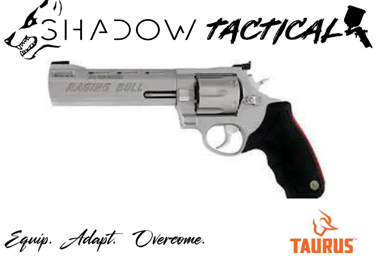 Taurus 2-444069, Raging Bull, 44 Mag/44 Special, 6 Cap, SS, Adj Sights-img-0