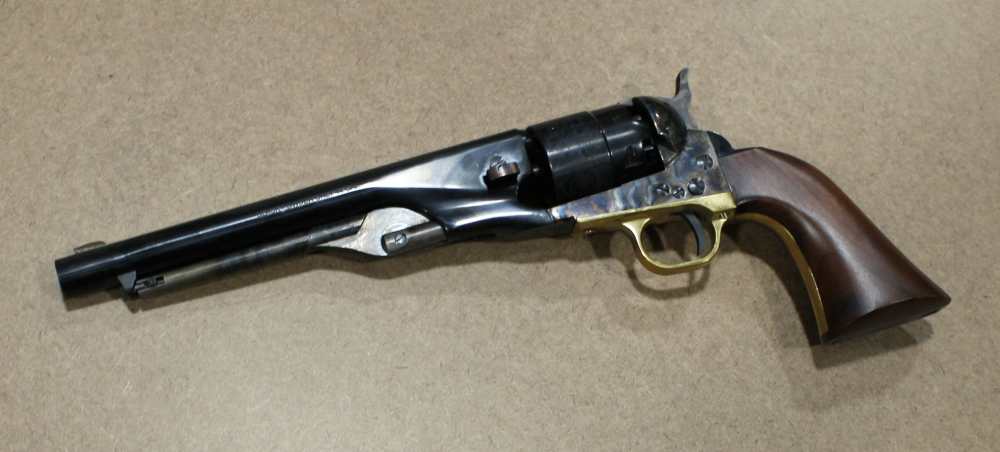 Pietta™ 1860 Army Black Powder Revolver Pistol - .44 Caliber 8" Barrel-img-1