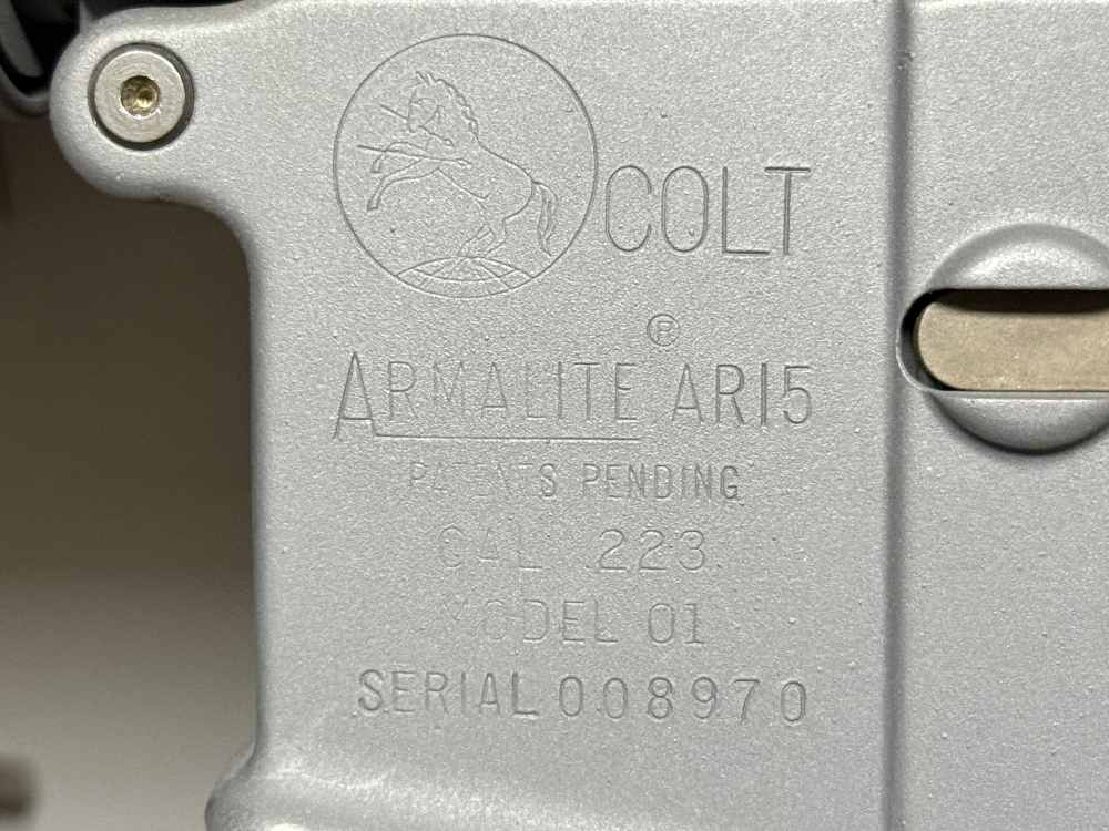 TRANSFERABLE C&R Colt ArmaLite 01 601 AR15 M16 M16A1 556 Refinished eForm-3-img-2