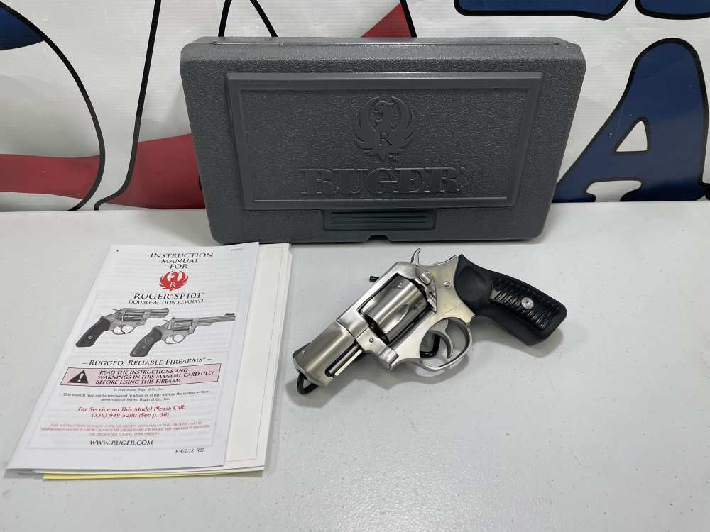 Ruger SP101 .357 Mag 2.25" Stainless 5-Rd w/ Original Case - SKU 05718-img-0