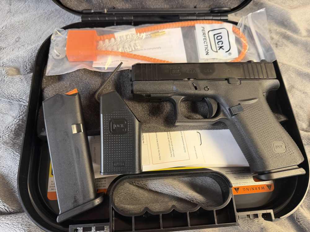 Glock 43X MOS 9mm NIB Penny Bid -img-0