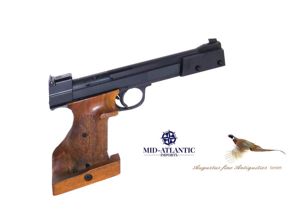 Nice Vintage Swiss Hammerli 215 Match Pistol .22lr NR-img-0