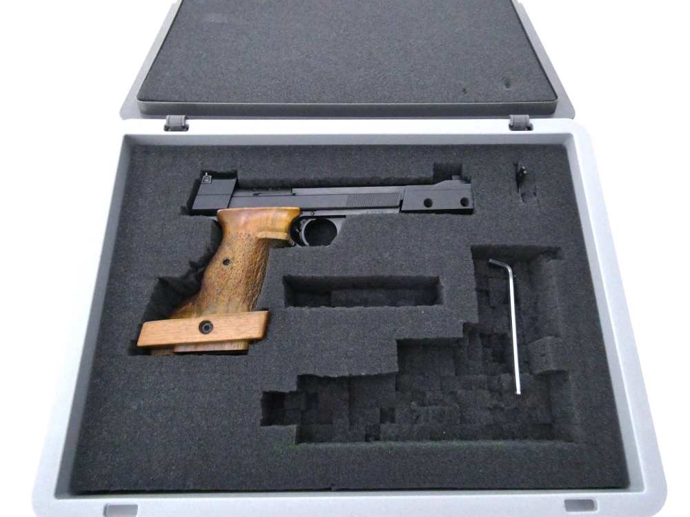 Nice Vintage Swiss Hammerli 215 Match Pistol .22lr NR-img-1