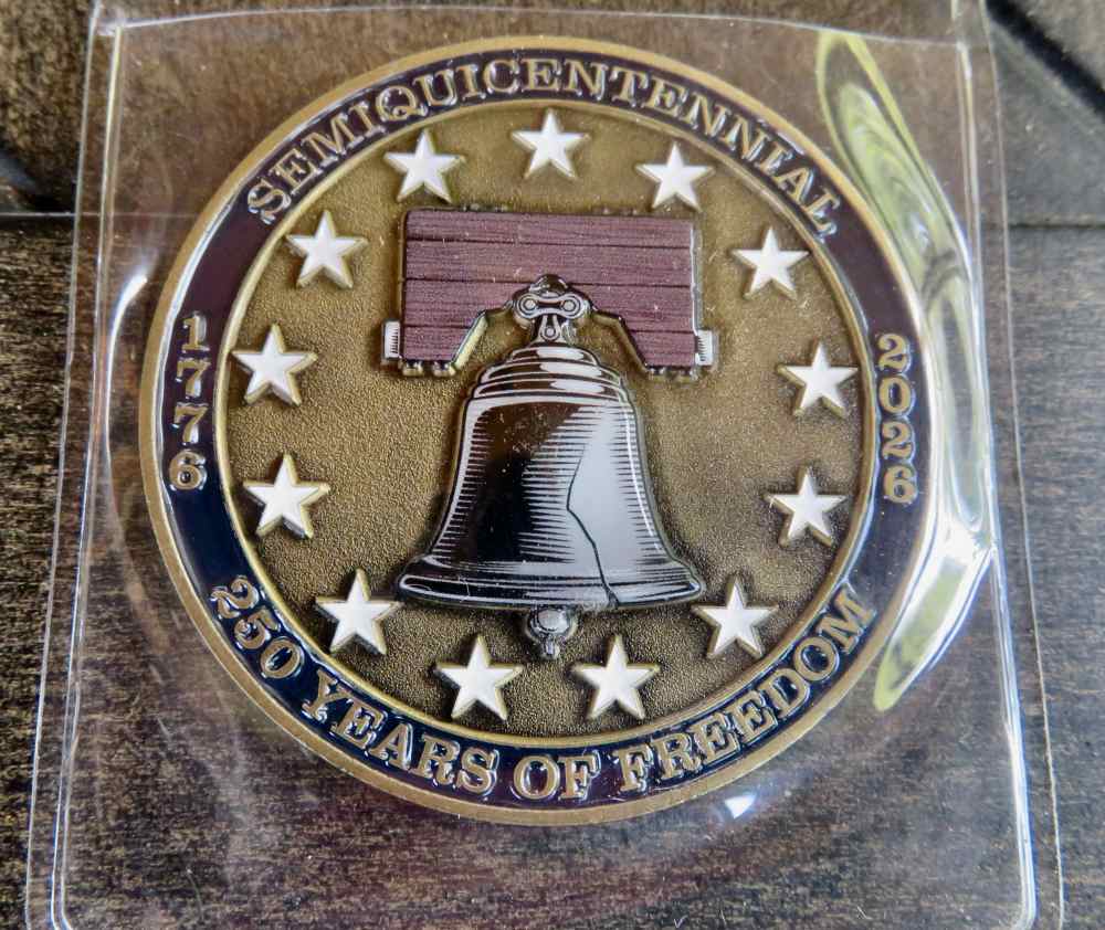 2026 USA 250th Anniversary Challenge Coin 1776-2026 Liberty Bell CODE 4-img-2