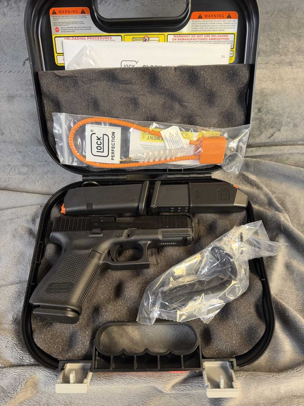 Glock 19 Gen5 MOS 9mm 4.02" Compact 15 Rd Penny Bid-img-1