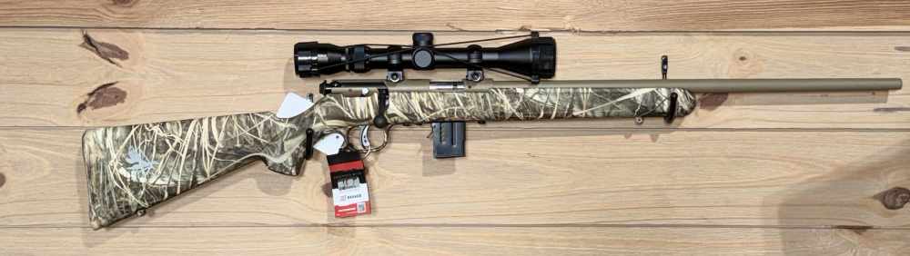 Savage Arms 93R17 XP 17 HMR w/ 3-9x40mm Scope Mounted-img-0