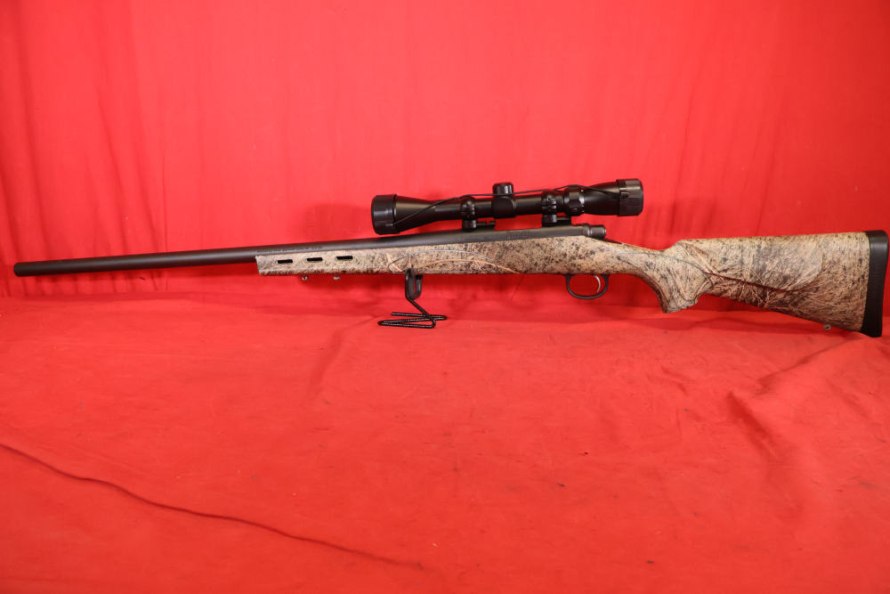 Remington 700 ADL 308 26" Heavy Mossy Oak Brush w/ 4-12x Scope-img-2