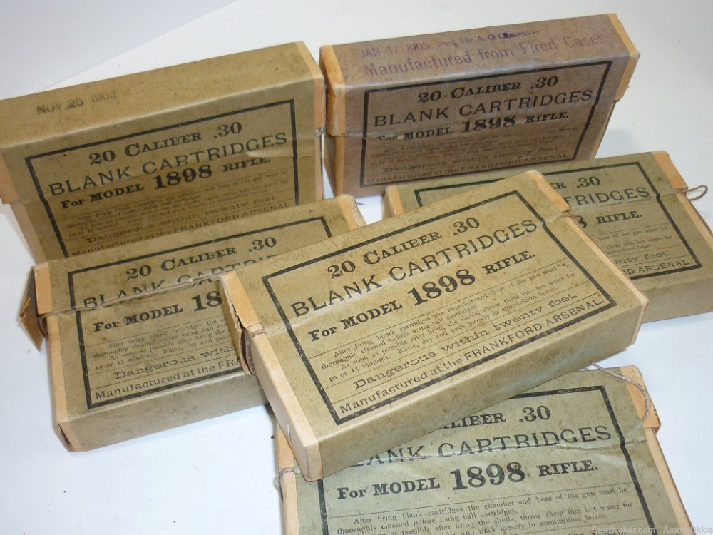 20rd - SEALED BLANKS - 30-40 Krag - 1905 mfg - Model 1898-img-0