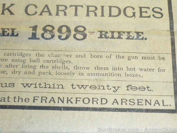 20rd - SEALED BLANKS - 30-40 Krag - 1905 mfg - Model 1898-img-5