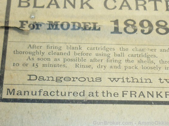 20rd - SEALED BLANKS - 30-40 Krag - 1905 mfg - Model 1898-img-4