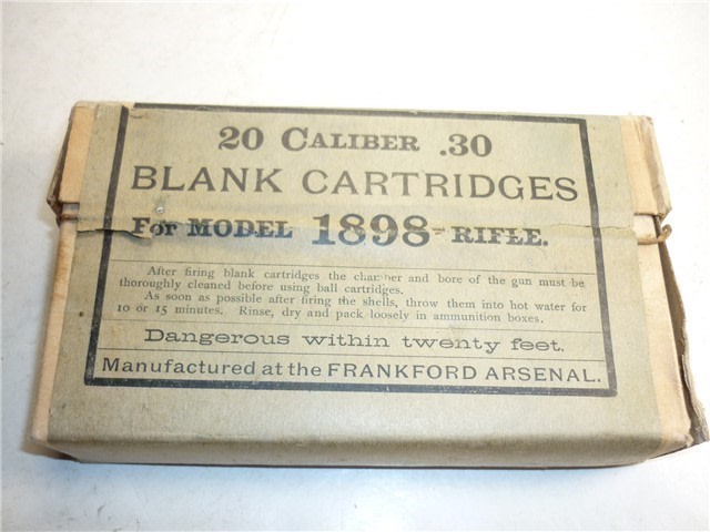 20rd - SEALED BLANKS - 30-40 Krag - 1905 mfg - Model 1898-img-1