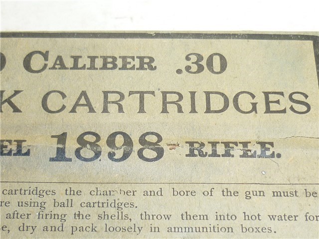 20rd - SEALED BLANKS - 30-40 Krag - 1905 mfg - Model 1898-img-3