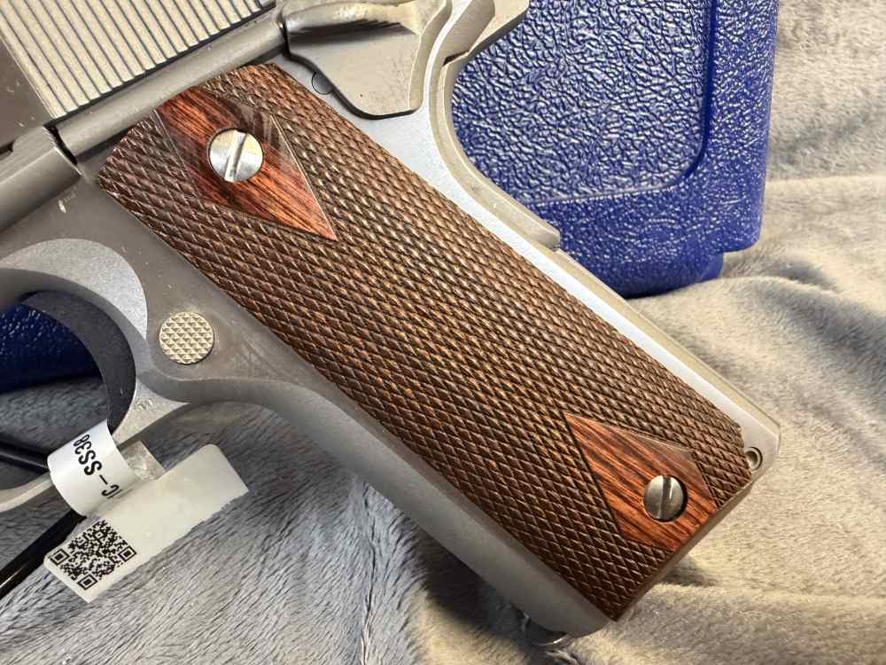 Colt 1911 Government  .38 Super 5” Series 70 Stainless Model O Penny Bid-img-2