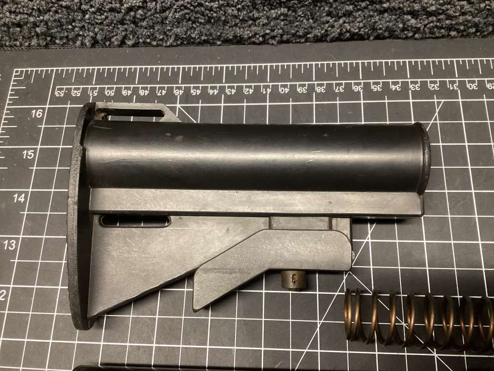 PRE BAN BUSHMASTER XM177 STOCK & COMPLETE LOWER PARTS KIT 2 POSITION TUBE-img-1