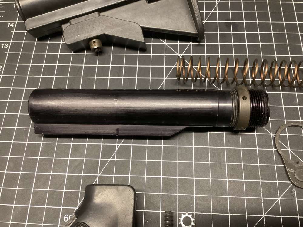 PRE BAN BUSHMASTER XM177 STOCK & COMPLETE LOWER PARTS KIT 2 POSITION TUBE-img-3