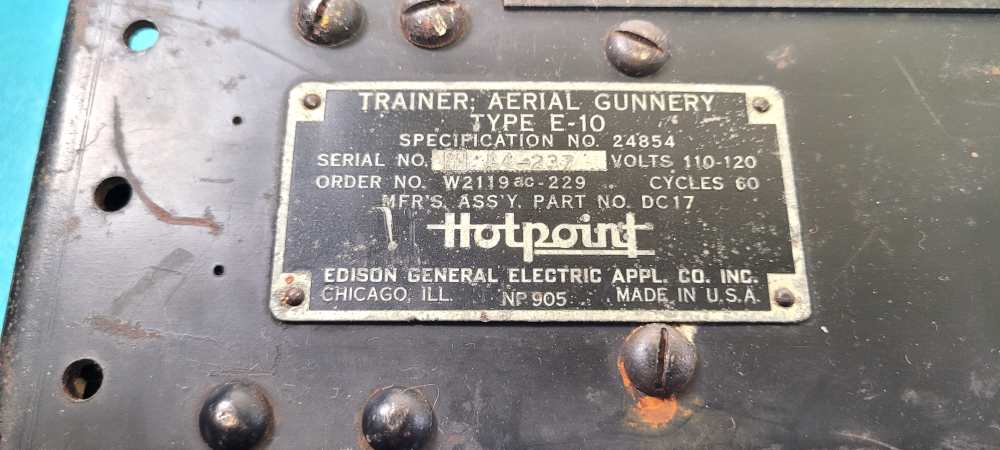 Rare WWII U.S. Edison GE Aerial Gunnery Machine Gun E10  .375 Cal Airgun-img-3