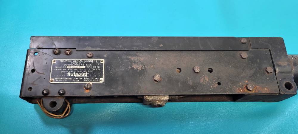 Rare WWII U.S. Edison GE Aerial Gunnery Machine Gun E10  .375 Cal Airgun-img-2