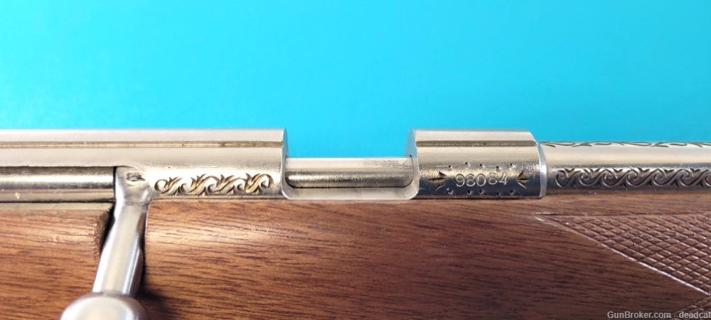 Rare LD 700 .40 Cal CO2 Bulk Fill Air Rifle Hunter Big Bore + Provenance   -img-14