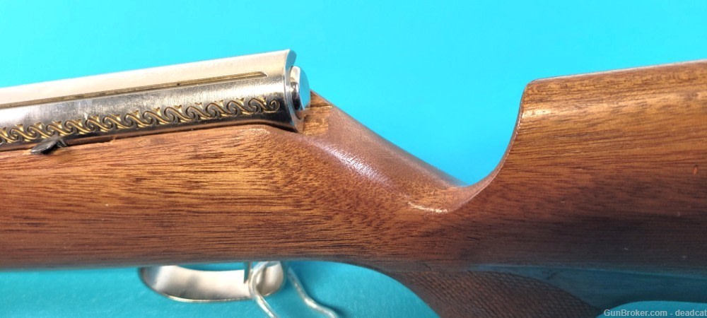 Rare LD 700 .40 Cal CO2 Bulk Fill Air Rifle Hunter Big Bore + Provenance   -img-10