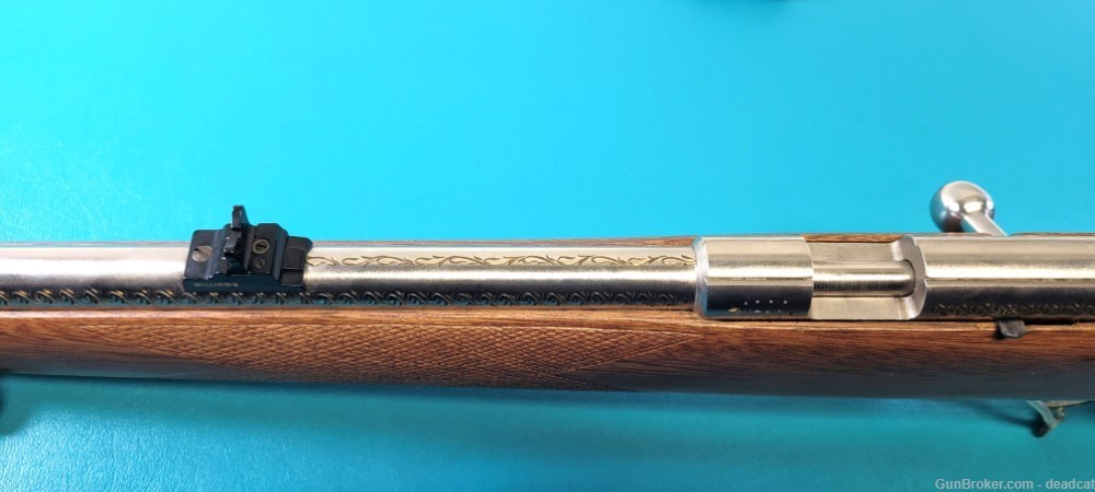 Rare LD 700 .40 Cal CO2 Bulk Fill Air Rifle Hunter Big Bore + Provenance   -img-12