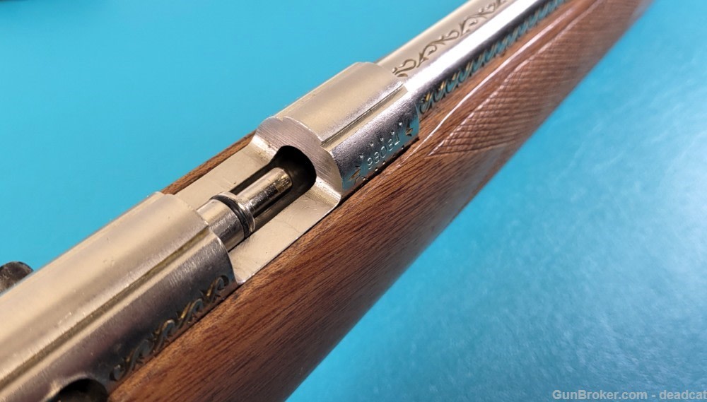 Rare LD 700 .40 Cal CO2 Bulk Fill Air Rifle Hunter Big Bore + Provenance   -img-22