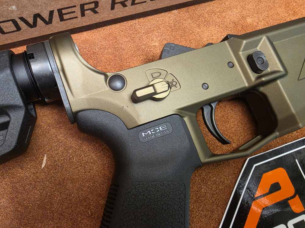 Aero Precision M4E1/AR15 Complete Lower Ambi-Safety OD Green MOE SL Stock-img-1