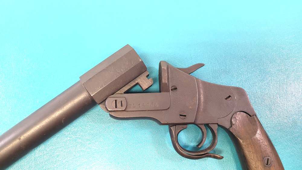 WWI Imperial German Model 1894 Hebel Flare Gun Pistol Match S/N#-img-10