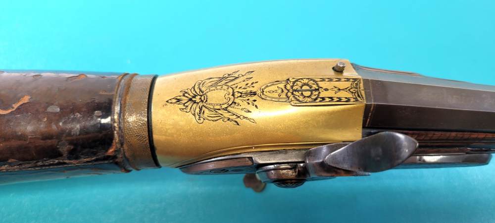 Rare Engraved & Carved Stock Reservoir Air Rifle by Ludwig Zeer of Vienna-img-16