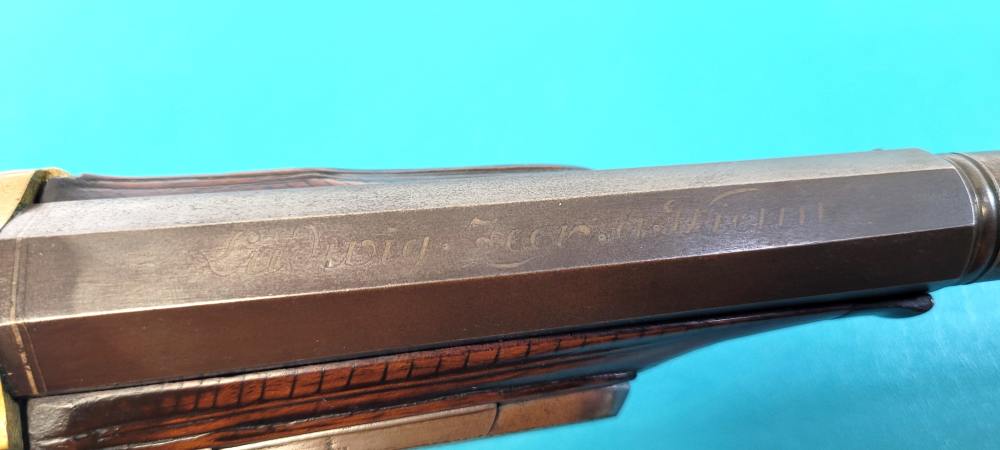 Rare Engraved & Carved Stock Reservoir Air Rifle by Ludwig Zeer of Vienna-img-15