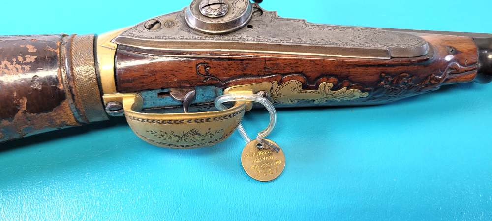 Rare Engraved & Carved Stock Reservoir Air Rifle by Ludwig Zeer of Vienna-img-5