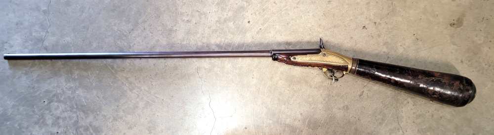 Rare Engraved & Carved Stock Reservoir Air Rifle by Ludwig Zeer of Vienna-img-1
