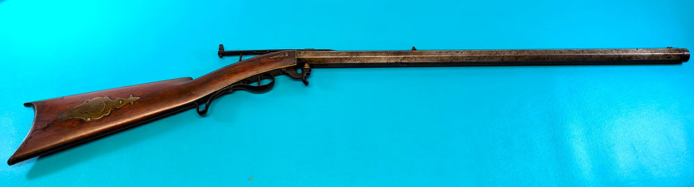 Rare D.H. Hilliard Underhammer Percussion Target Rifle .38 Cal.-img-0