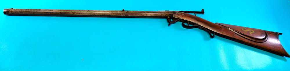 Rare D.H. Hilliard Underhammer Percussion Target Rifle .38 Cal.-img-5