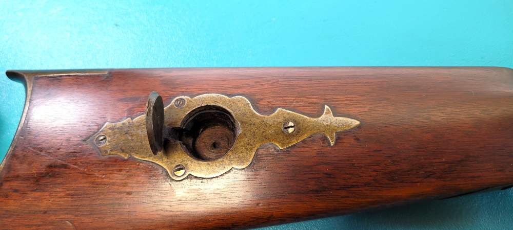 Rare D.H. Hilliard Underhammer Percussion Target Rifle .38 Cal.-img-19