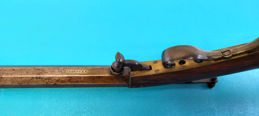 Rare D.H. Hilliard Underhammer Percussion Target Rifle .38 Cal.-img-14