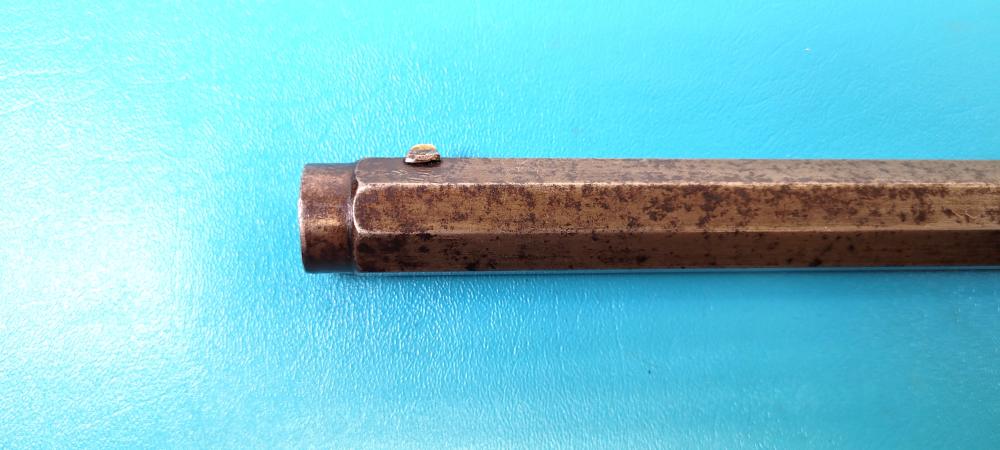 Rare D.H. Hilliard Underhammer Percussion Target Rifle .38 Cal.-img-12
