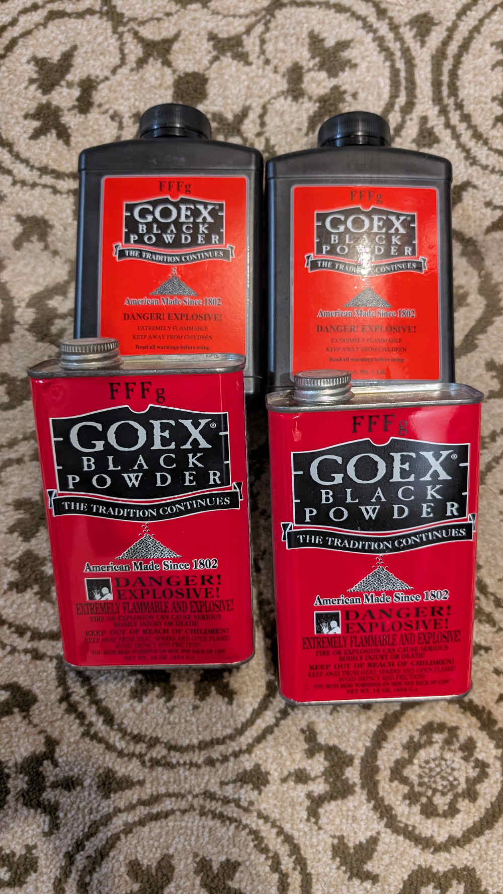 43 lbs Lot: Various Rifle Pistol Powder Alliant Accurate IMR Ramshot Goex -img-3