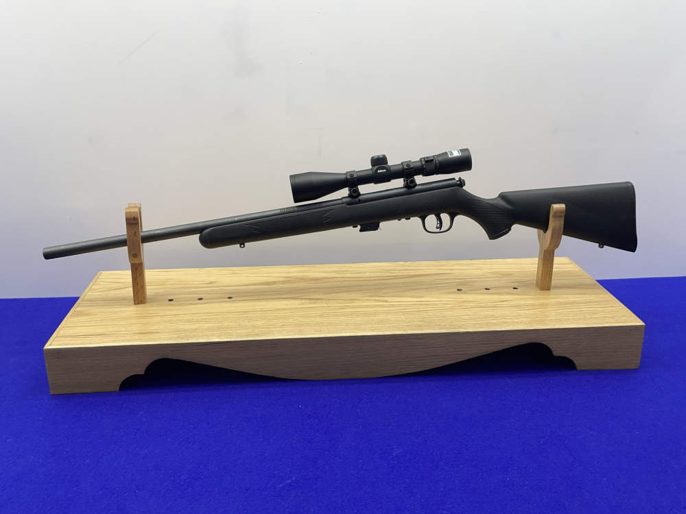 Savage Arms Mark II F .22 LR 21" Black *PRE-INSTALLED NIKON 3-9X40 OPTIC*-img-15