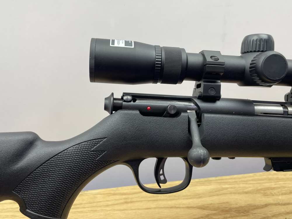 Savage Arms Mark II F .22 LR 21" Black *PRE-INSTALLED NIKON 3-9X40 OPTIC*-img-6