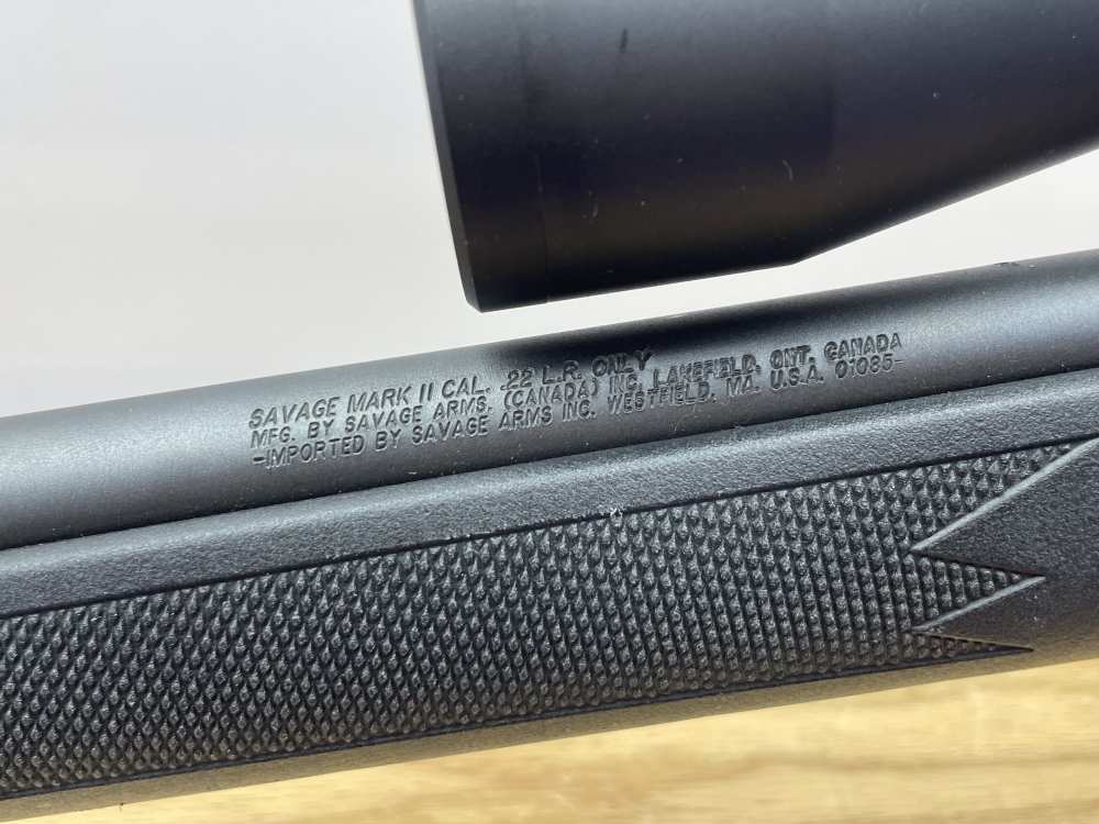 Savage Arms Mark II F .22 LR 21" Black *PRE-INSTALLED NIKON 3-9X40 OPTIC*-img-22