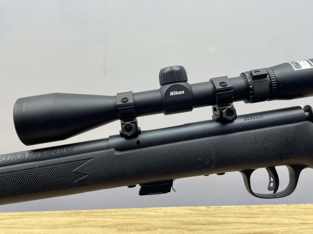 Savage Arms Mark II F .22 LR 21" Black *PRE-INSTALLED NIKON 3-9X40 OPTIC*-img-20