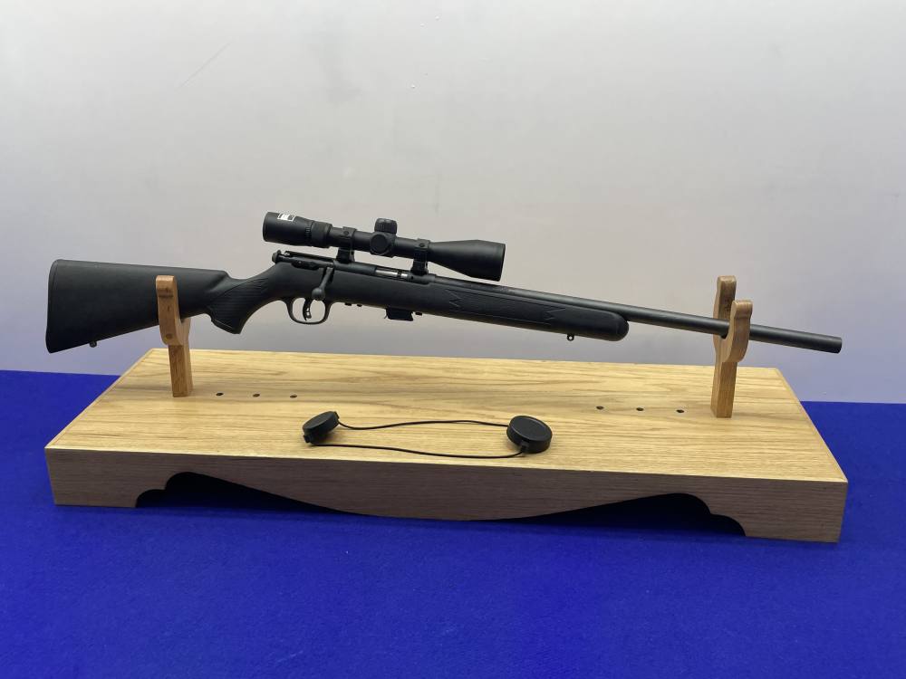 Savage Arms Mark II F .22 LR 21" Black *PRE-INSTALLED NIKON 3-9X40 OPTIC*-img-2