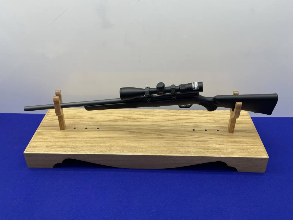 Savage Arms Mark II F .22 LR 21" Black *PRE-INSTALLED NIKON 3-9X40 OPTIC*-img-26