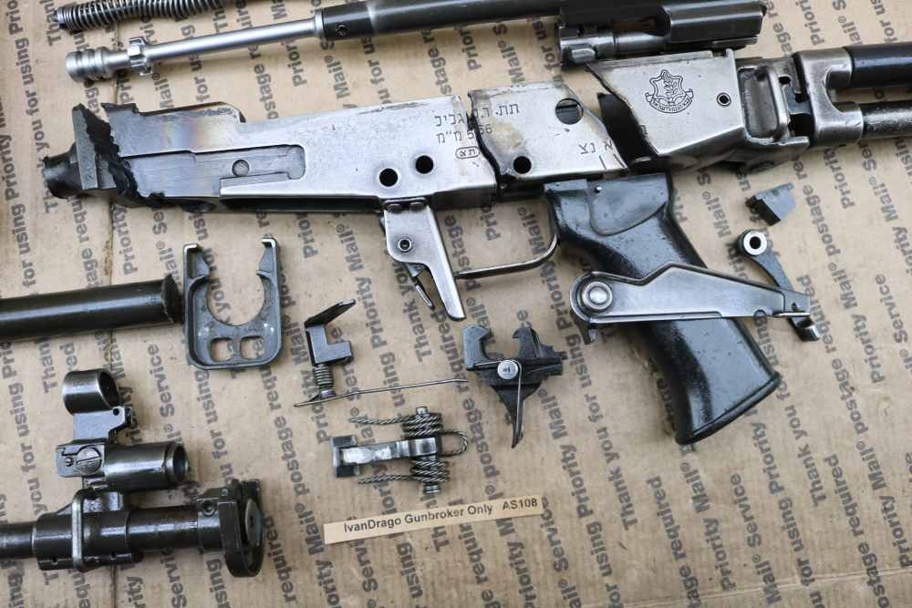 Galil SAR Parts Kit Israeli IMI Commando IDF Folding Stock 13" Barrel 1979-img-1