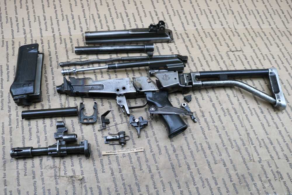 Galil SAR Parts Kit Israeli IMI Commando IDF Folding Stock 13" Barrel 1979-img-0