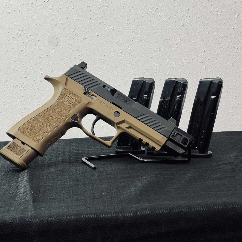 SIG Sauer P320 HC 320 Comp Full-Size 9mm Semi-Auto Pistol - Penny Start!-img-0