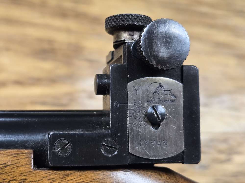 1947 Winchester Model 75 22LR Target LYMAN PEEP-img-3