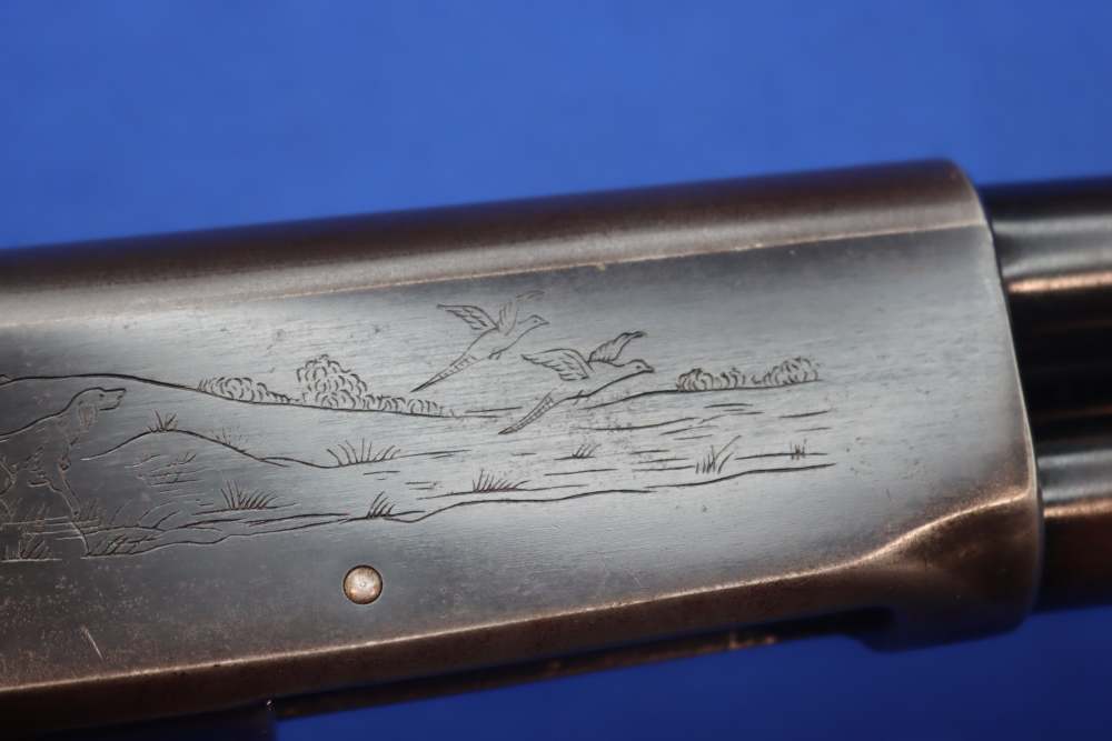 Ithaca Model 37 Featherlight 20GA 28" Engraved 1949 Pump Shotgun Vintage 20-img-36